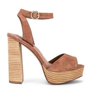 Steve Madden Madeline tan suede heel